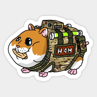 tactical hamster. Sticker